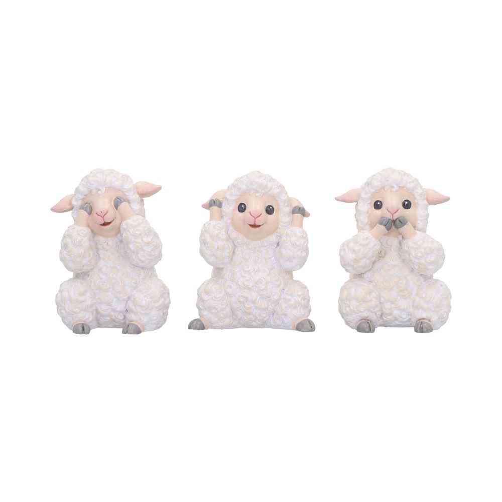 Nemesis Now - Three Wise Sheep Dekorative Figuren - Mehrfarben